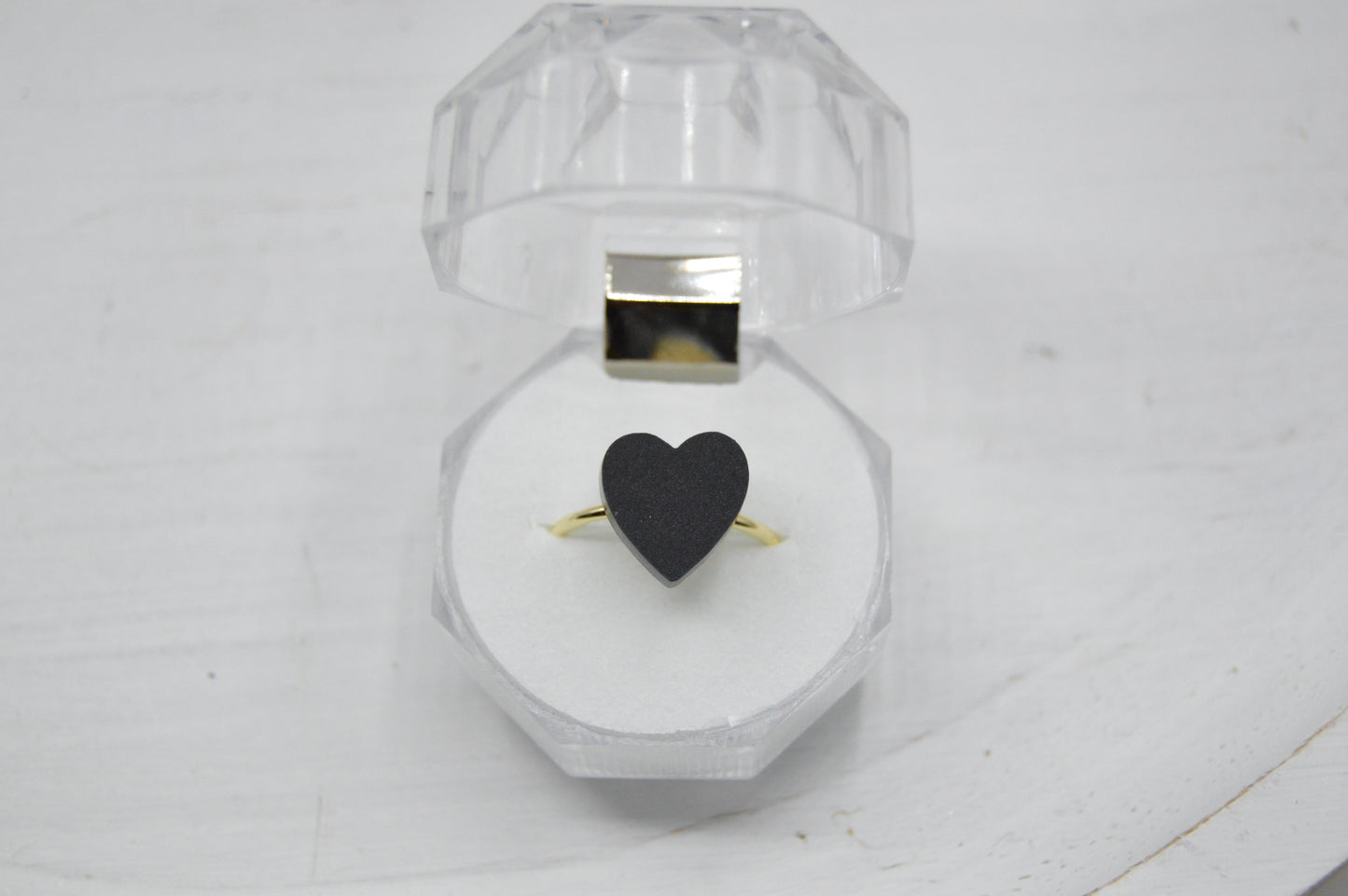 Acrylic Heart Ring