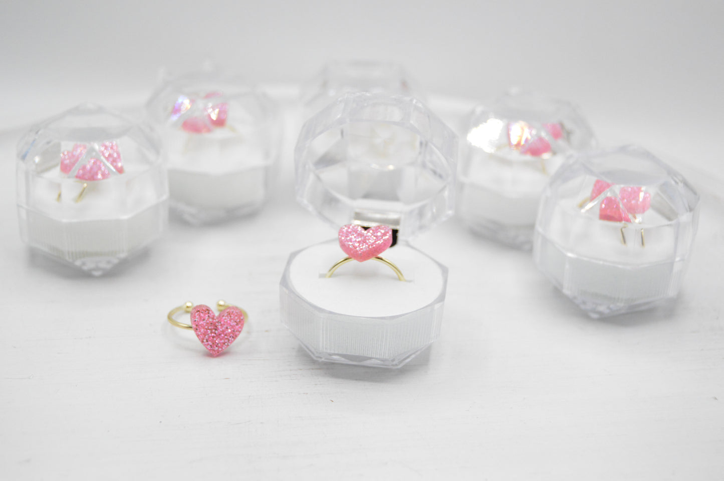 Acrylic Heart Ring