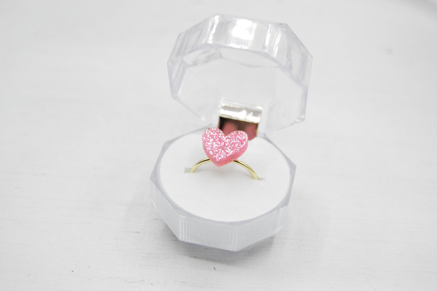 Acrylic Heart Ring