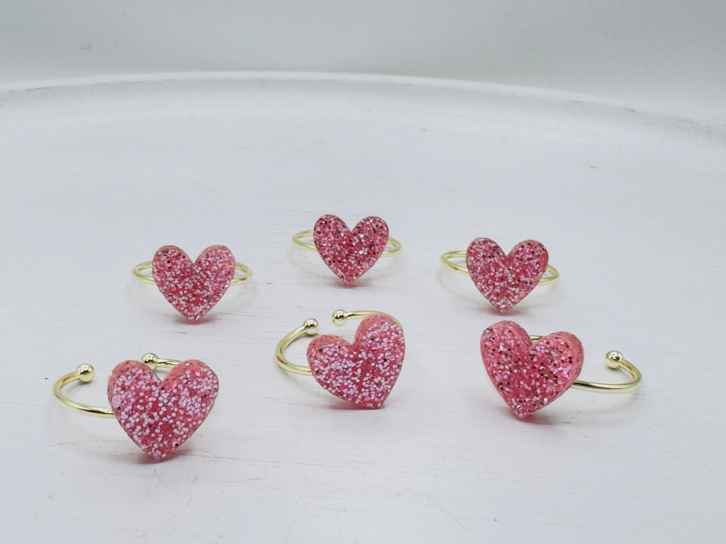 Acrylic Heart Ring